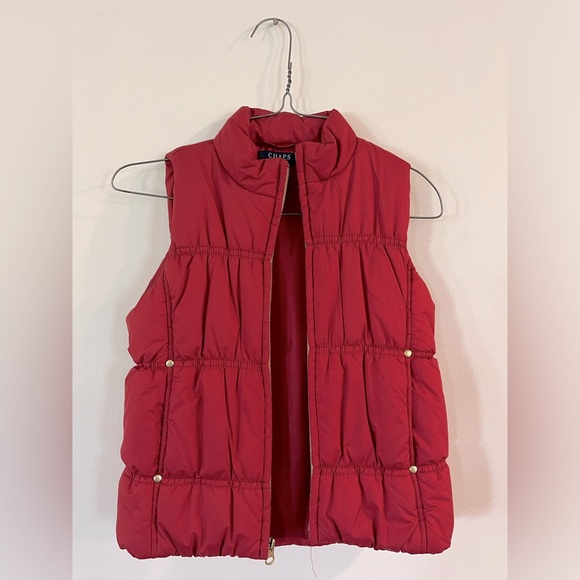 Little girls Chaps button up vest - Picture 1 of 2